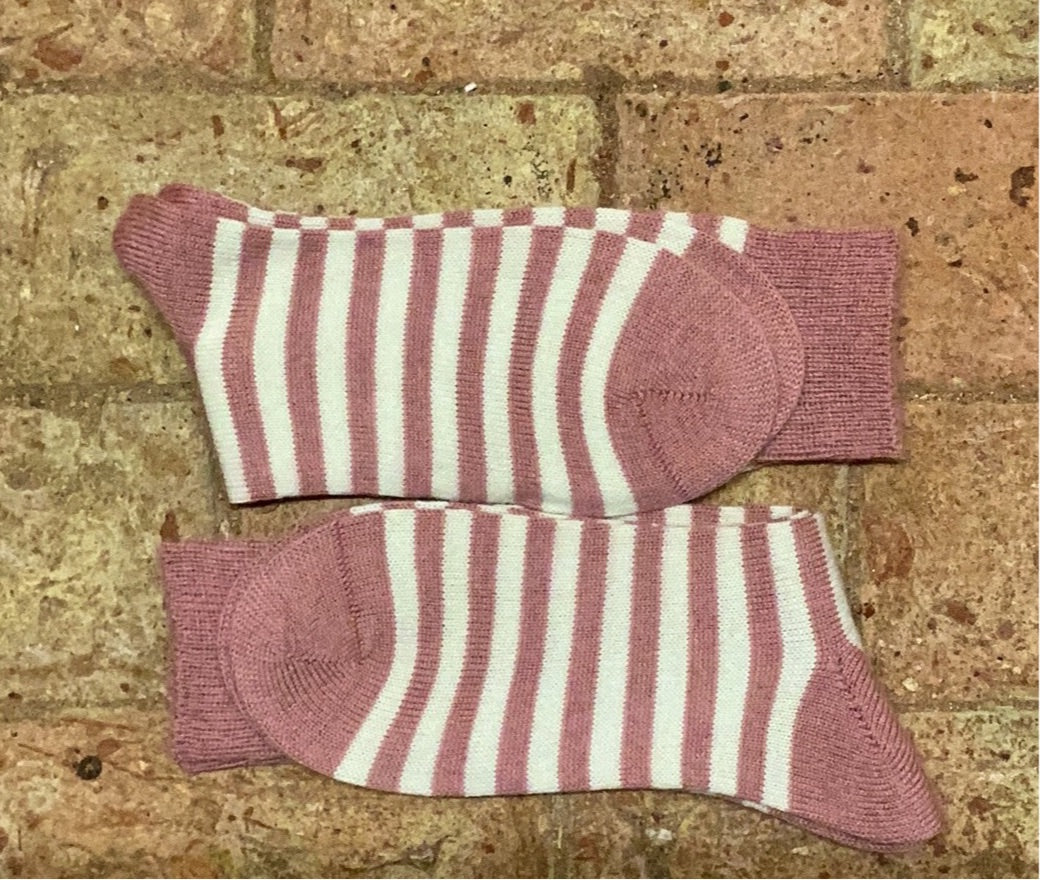 Alpaca Stripy Socks