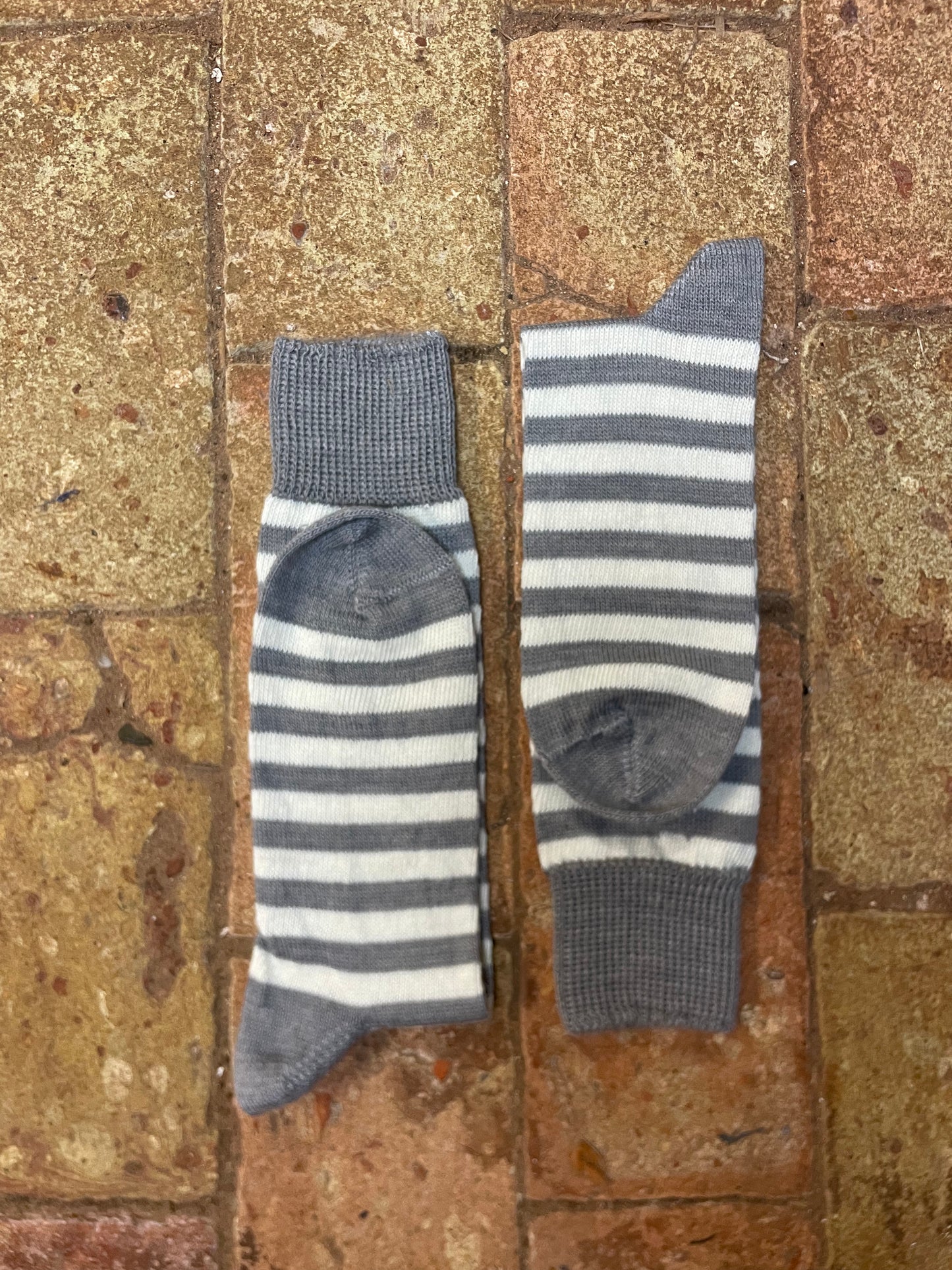 Alpaca Stripy Socks