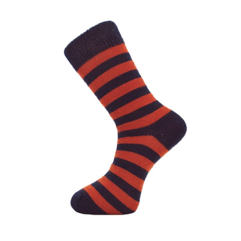 Corrymore Striped Mohair Socks